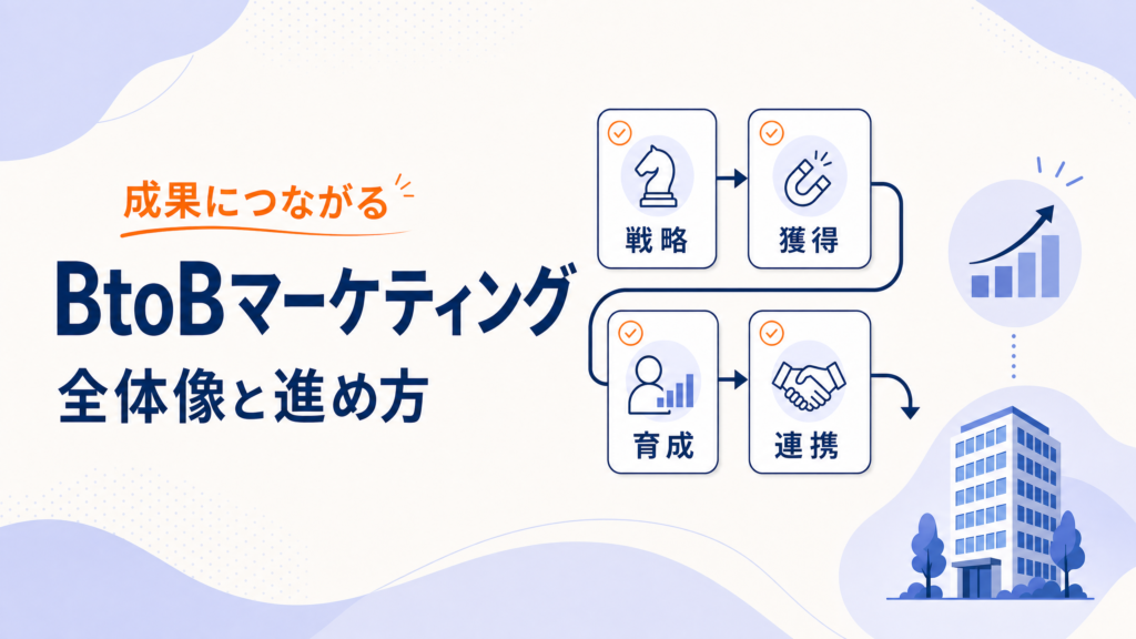 BtoBマーケティングとは？中小・中堅企業が成果を出す全体像・進め方・施策を解説