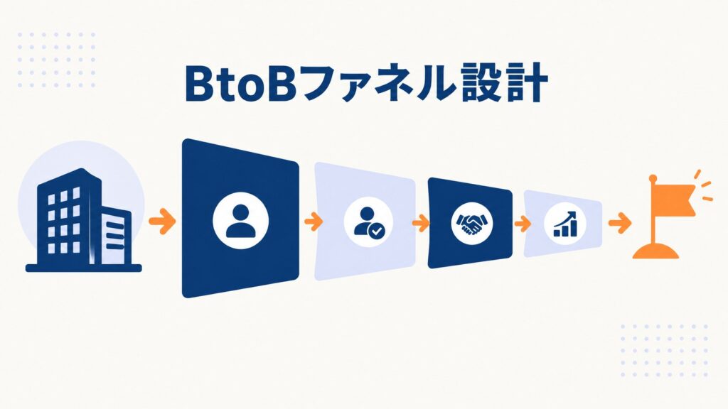 BtoBマーケティングのファネル設計｜リード・商談・受注をつなぐ指標と改善法